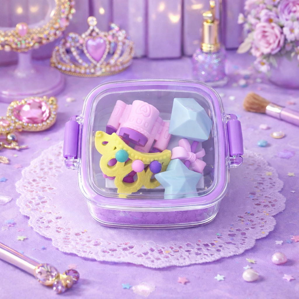 Borracha Escolar Feminina Girls Princesa Para Material Escolar