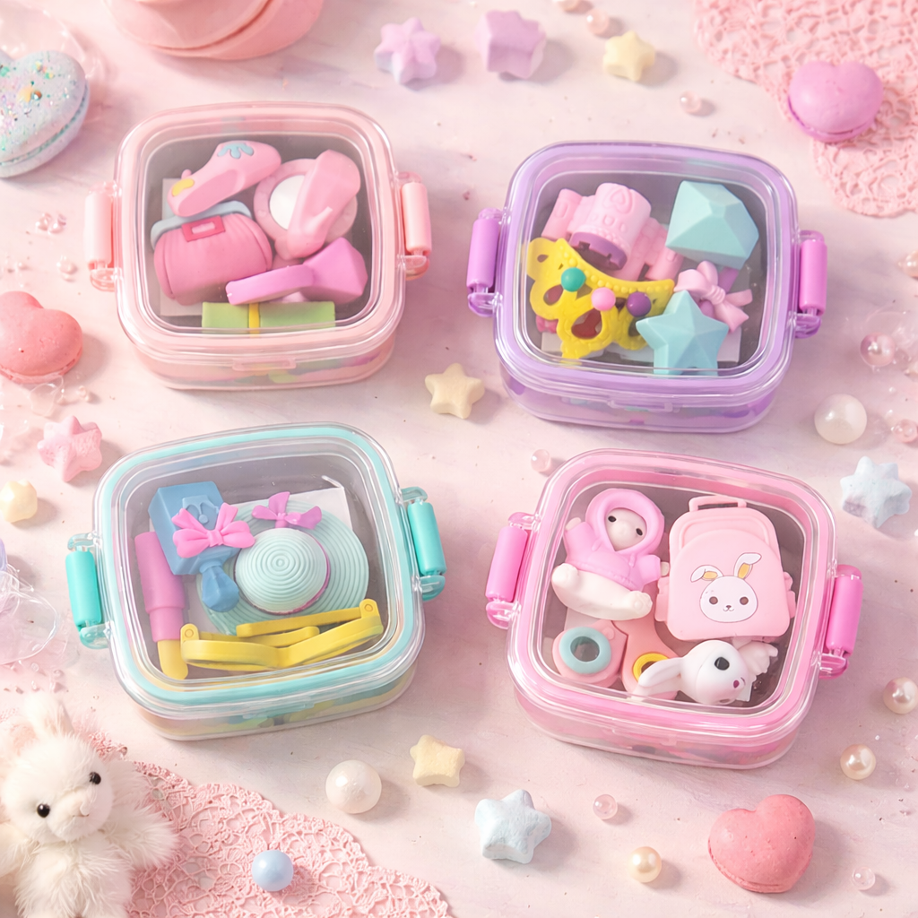 Borracha Escolar Feminina Girls Princesa Para Material Escolar