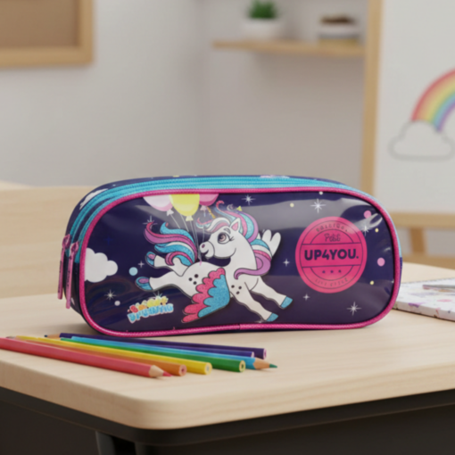 Estojo Infantil Up4You Unicórnio Para Escola
