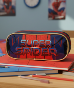 Estojo Escolar Homem-Aranha Infantil