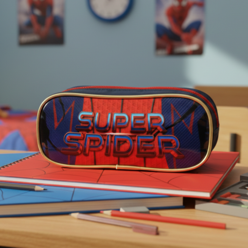Estojo Escolar Super Spider Infantil