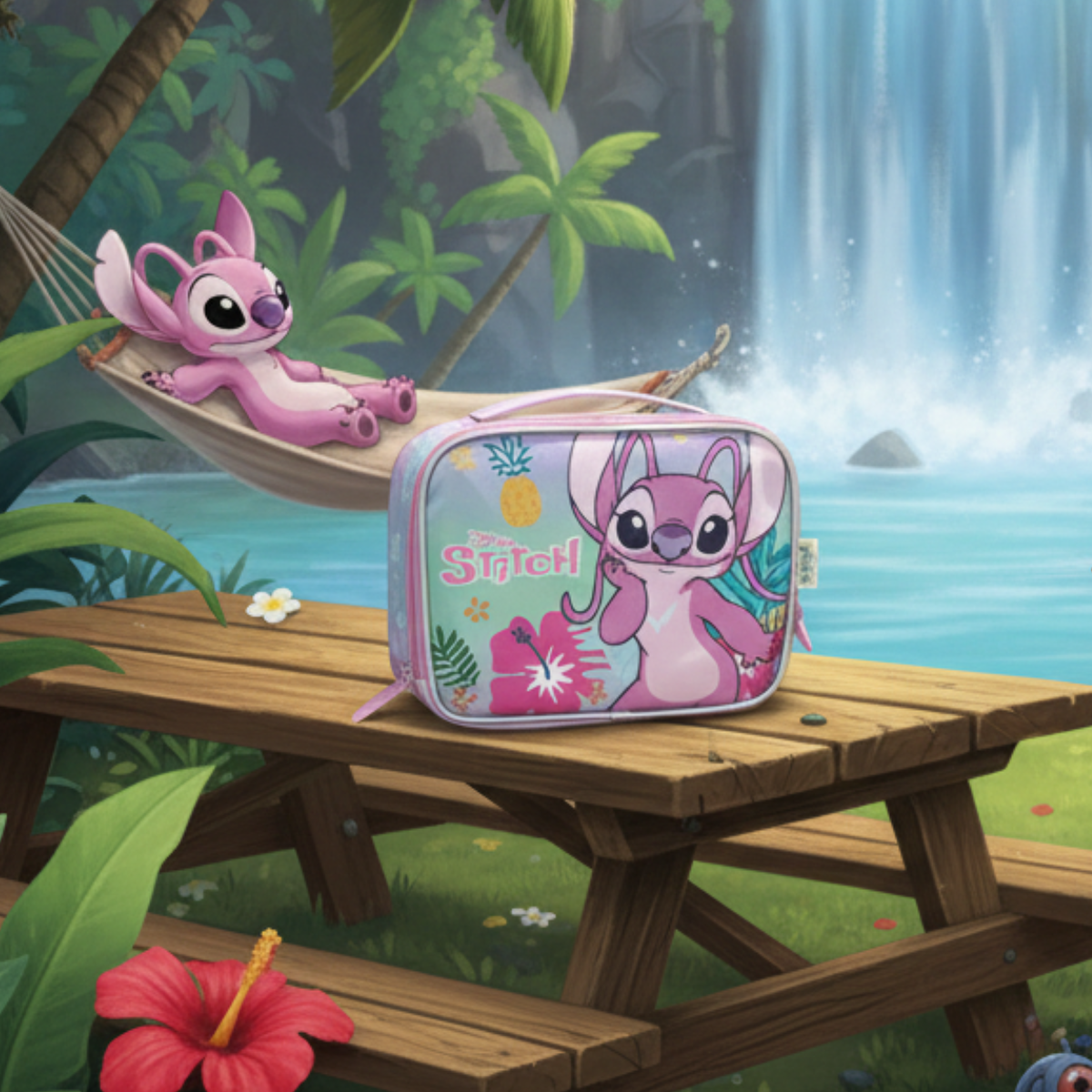 Lancheira Infantil Stitch Disney Escolar 5L
