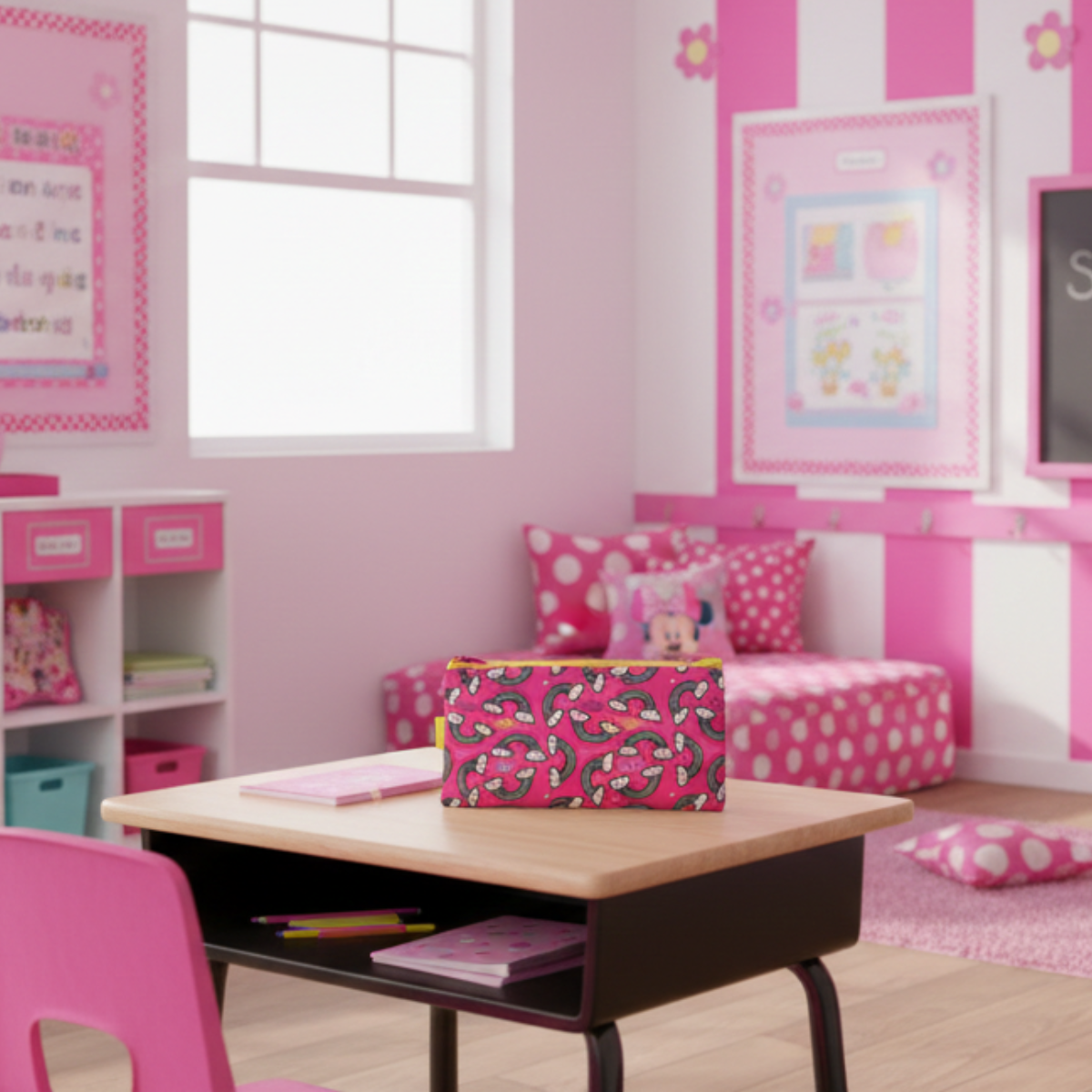 Estojo Fino Escolar Minnie Xeryus Infantil