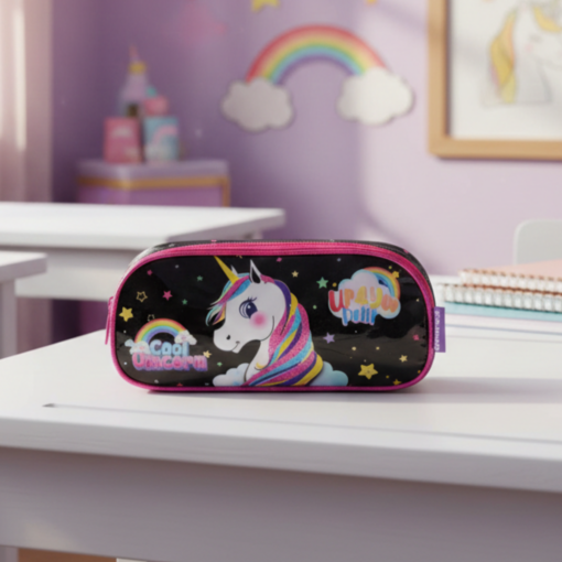 Estojo Infantil Up4You Unicórnio Para Escola