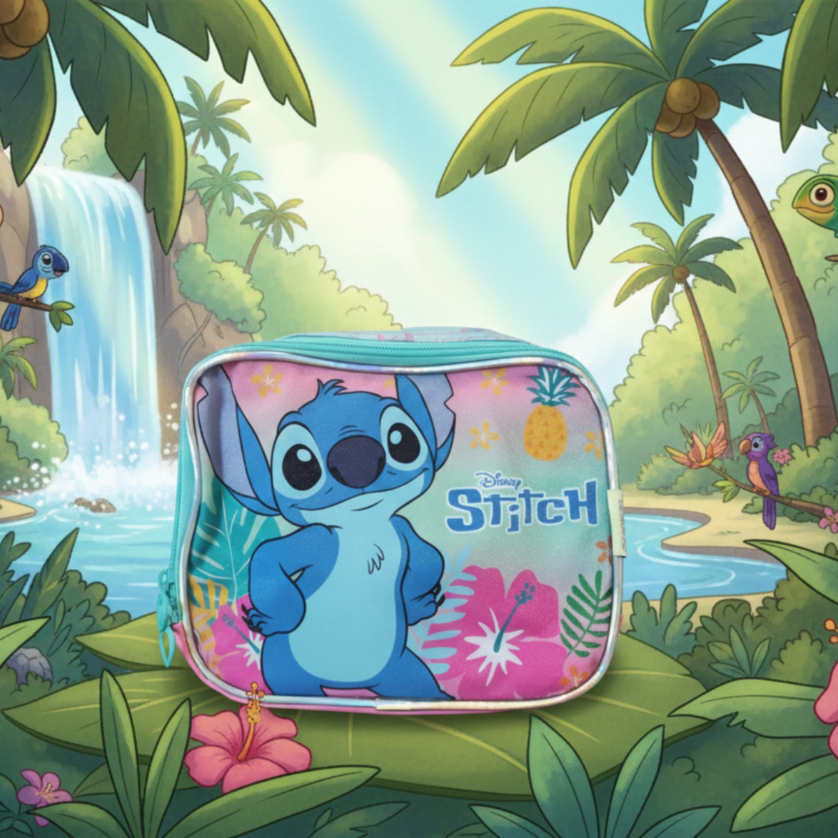 Lancheira Infantil Stitch Disney Escolar 5L