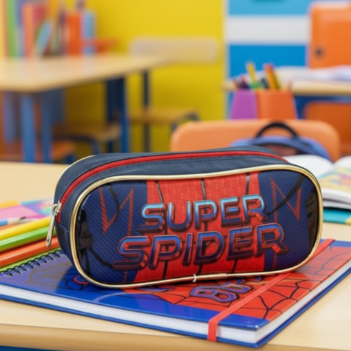 Estojo Escolar Super Spider Infantil