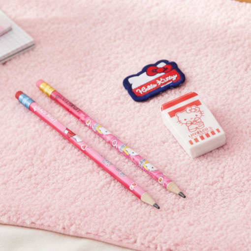Kit Lápis Escolar Hello Kitty para Meninas