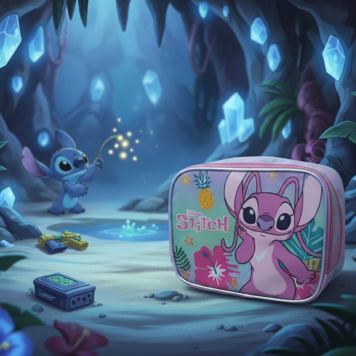 Lancheira Infantil Stitch Disney Escolar 5L