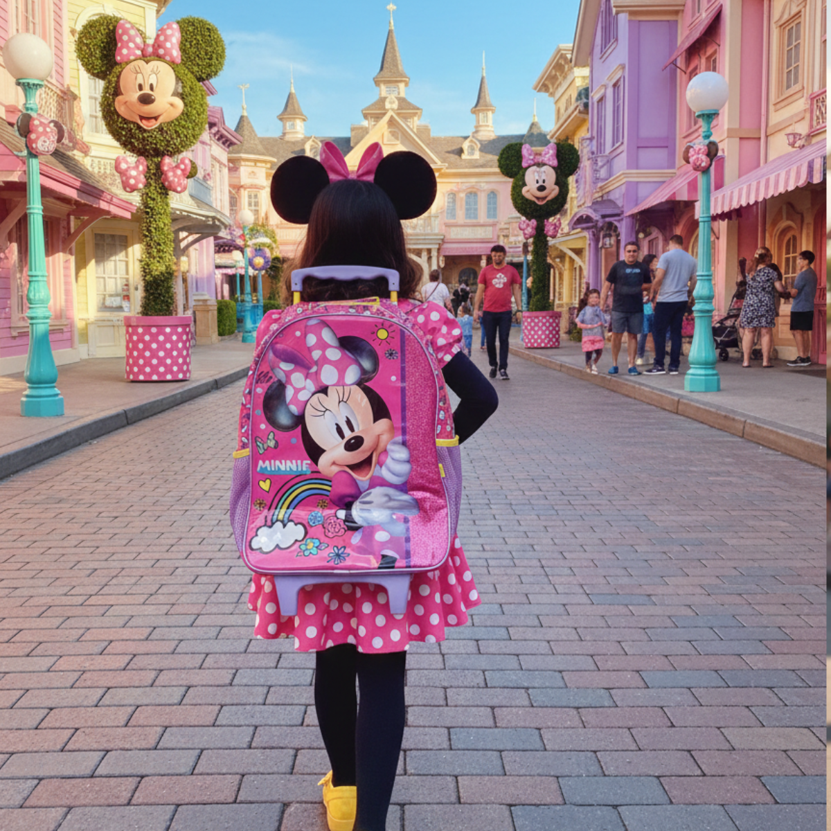 Mochila Escolar Minnie Xeryus Para Criança