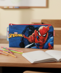 Estojo Fino Homem Aranha Marvel Escolar Infantil