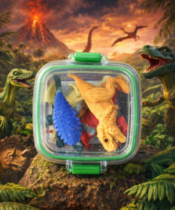 Borracha Escolar Marmitinha Colorida Brinquedo