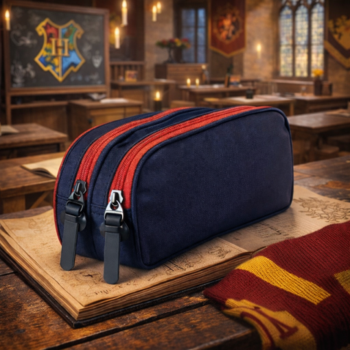 Estojo Escolar Harry Potter Grifinória Luxcel