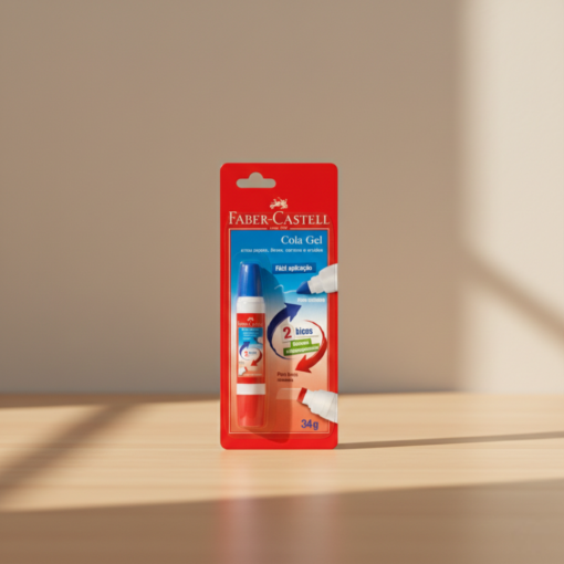 Cola Gel Transparente Escolar 34g