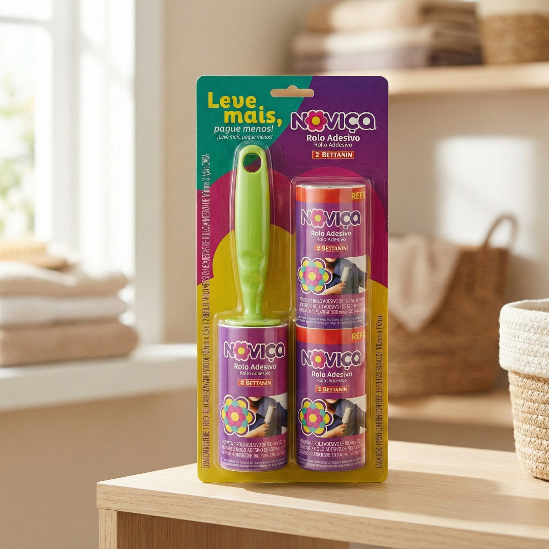 Novica Conj Rolo Adesivo