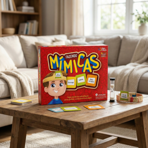 Jogo Fazendo Mímicas Gala Pais e Filhos