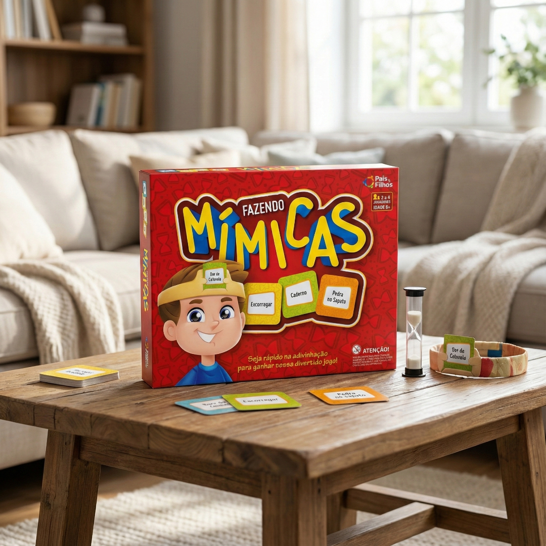 jogo fazendo mímicas marca Gala