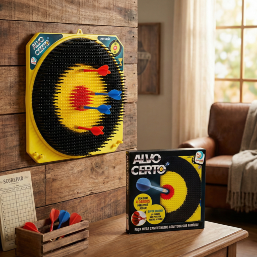 Jogo Alvo Certo Dardos Infantil Cardoso Toys