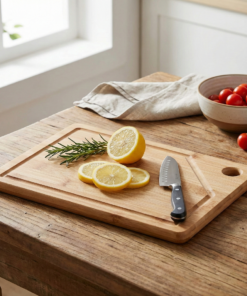 Tábua Retangular de Bambu Mor