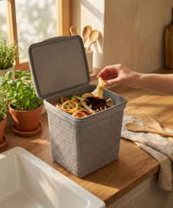 lixeira de pia juta Jaguar Plásticos