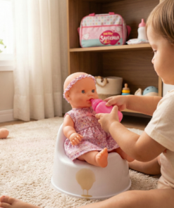 boneca sapekinha faz xixi da Milk Brinquedos