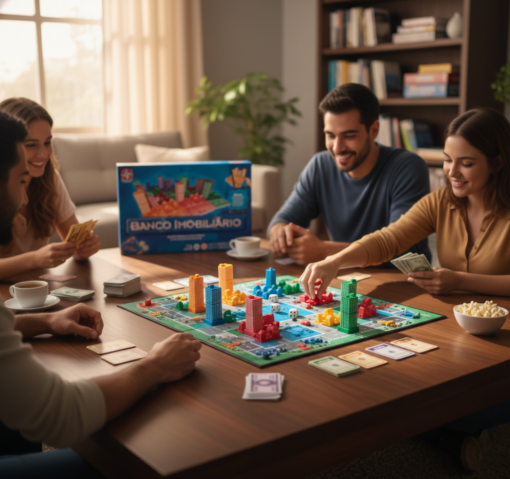 Banco Imobiliario Jogo de Tabuleiro Clássico Estrela