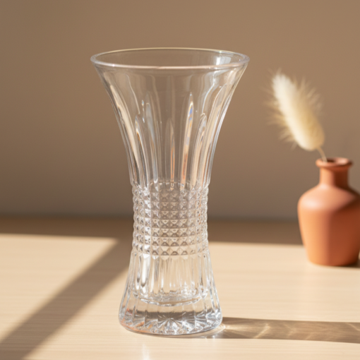 Vaso de Cristal Queen Wolff 15x24cm