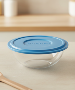 tigela de vidro com tampa Nadir