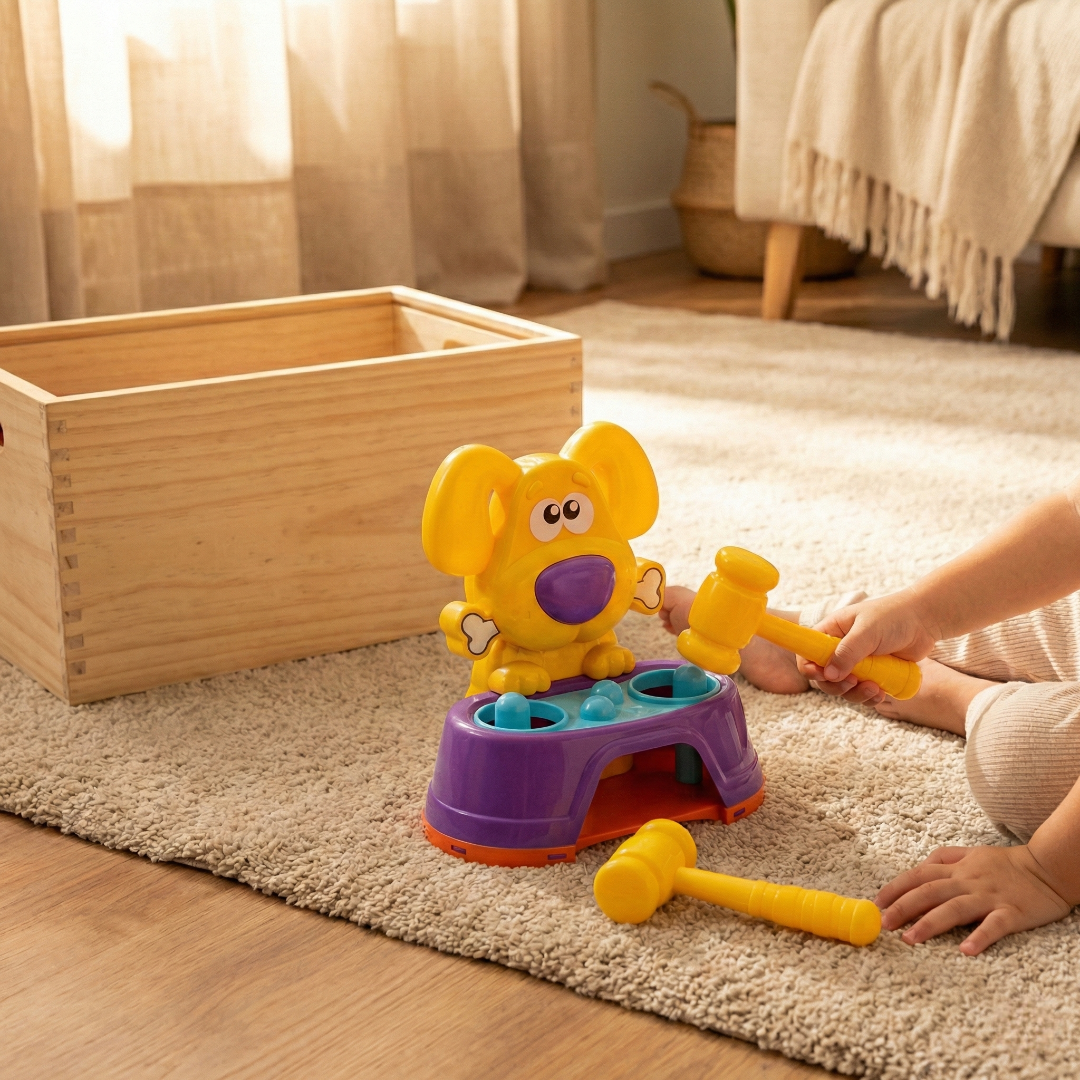 brinquedo bate dog educativo