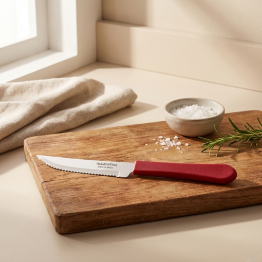 Faca de Churrasco Inox 4 Leme Tramontina