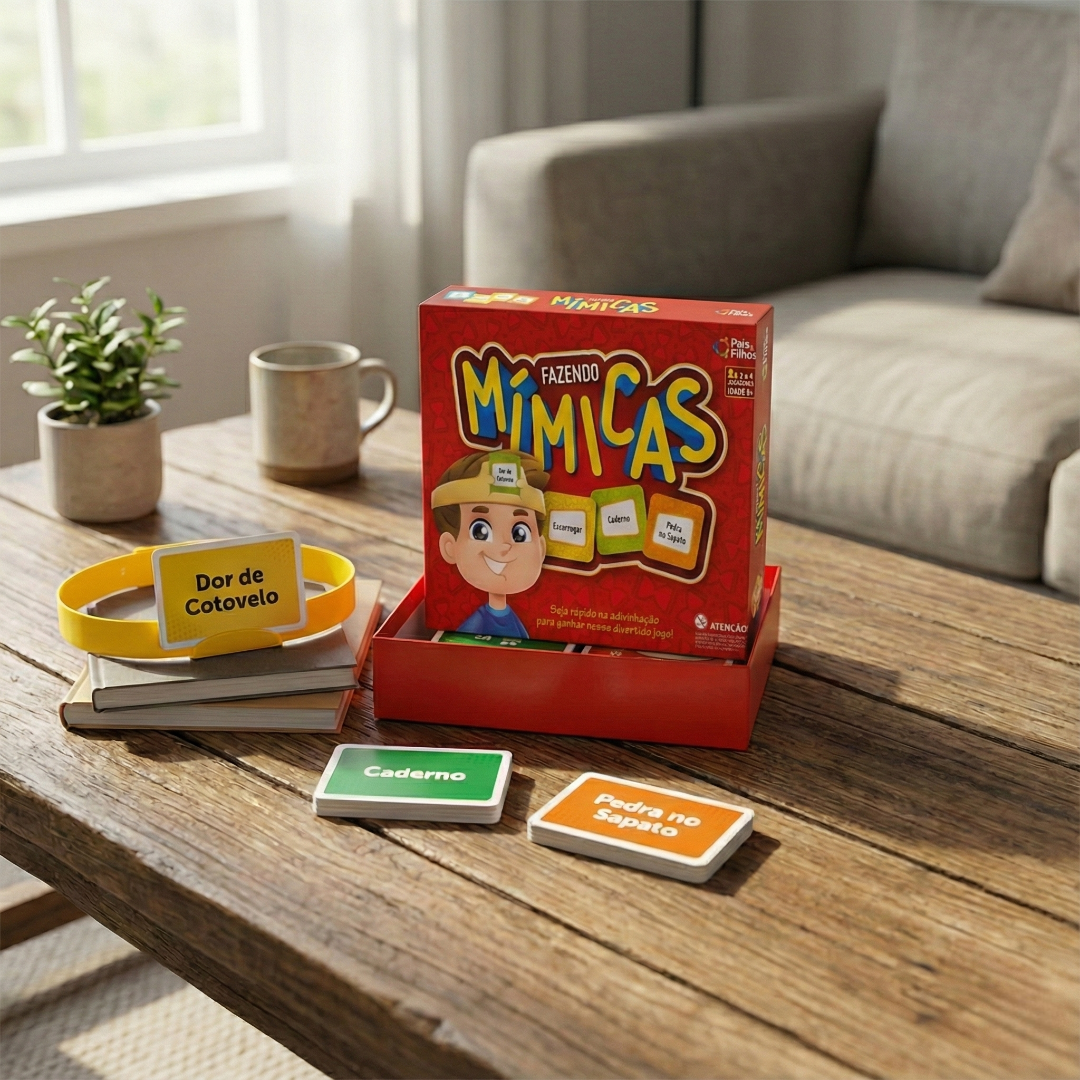 jogo fazendo mímicas marca Gala