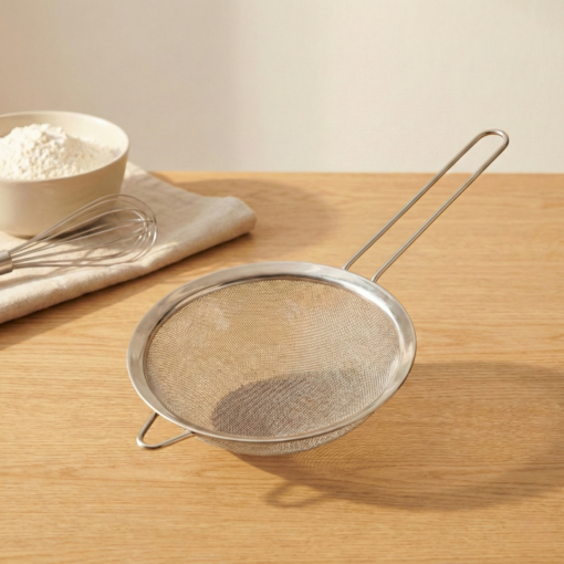 Peneira Aço Inox 20cm Coador Malha Fina Original Line