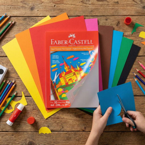 Bloco Criativo Colorset A4 32 Folhas Colorido Escolar