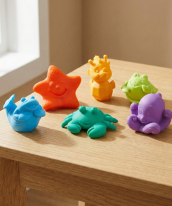 Bichinhos brinquedo frutos mar