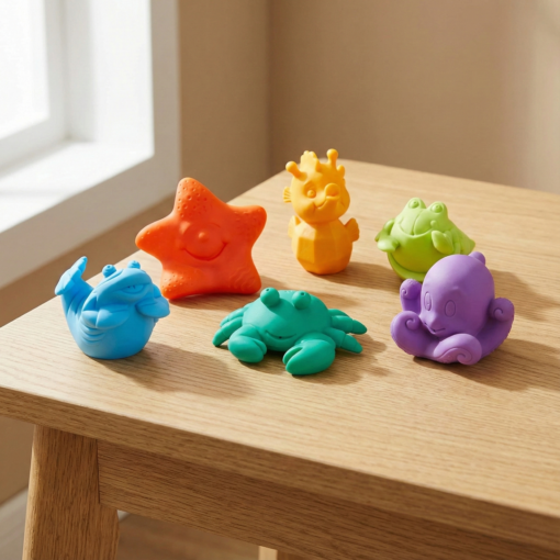 Coleção Bichinhos Frutos do Mar Roma Brinquedos Roma Brinquedos