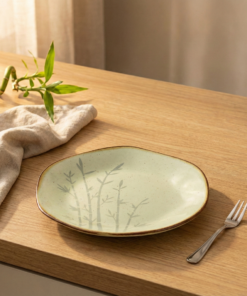 Prato de sobremesa bambu