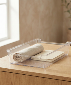 organizador de gaveta transparente multiuso