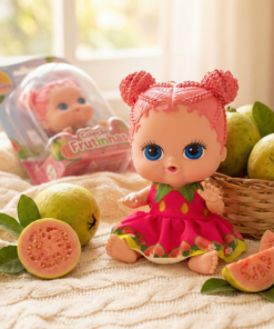 boneca coleção frutinhas goiaba