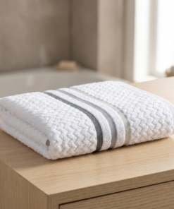 toalha de rosto branca Corttex