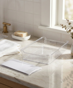 organizador de gaveta transparente multiuso