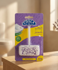 bloco sanitário lavanda com suporte
