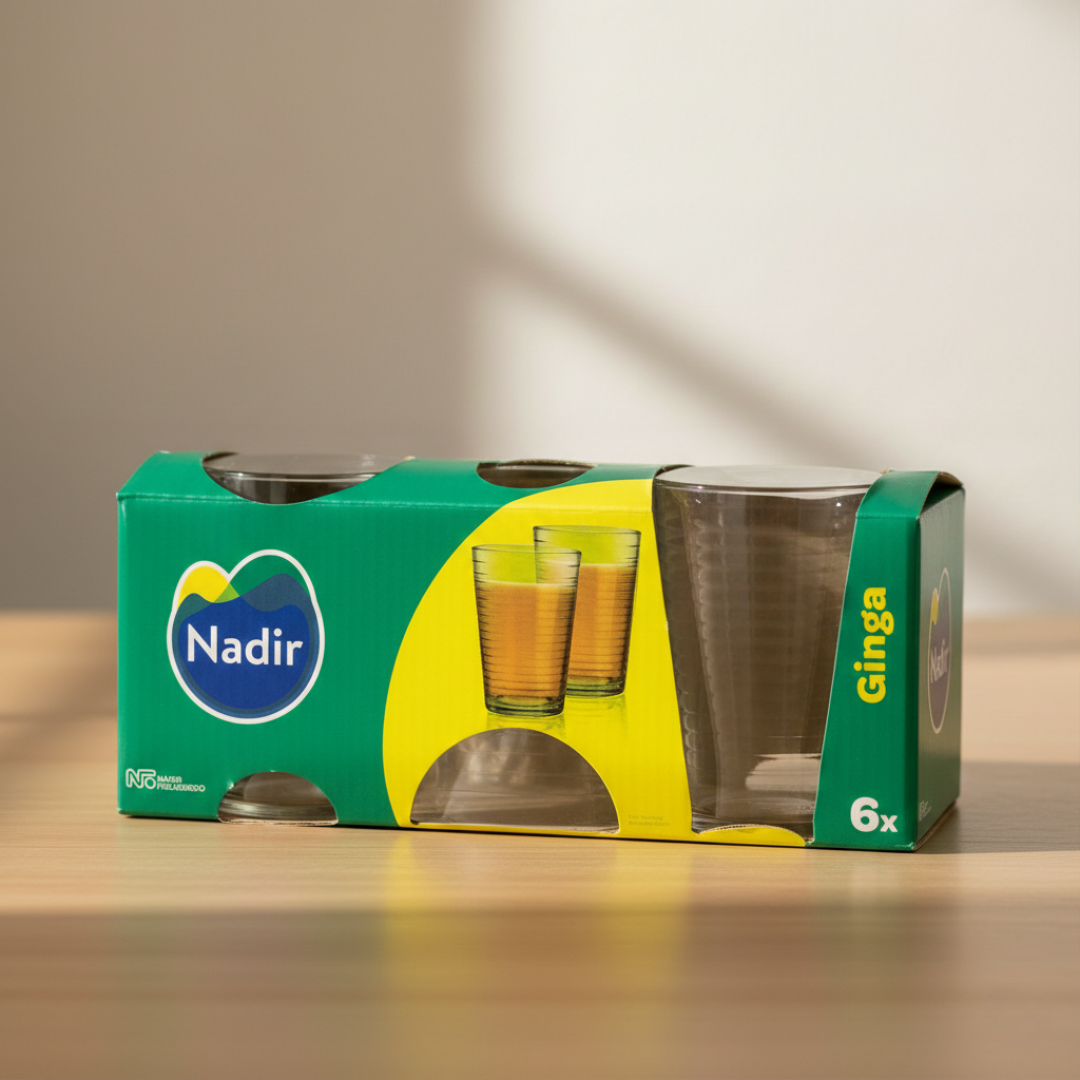 jogo de copos vidro da linha Ginga