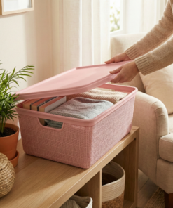 caixa organizadora juta 22 litros