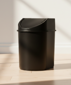 lixeira de canto preta 12 litros