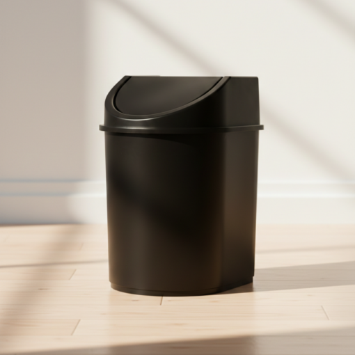 lixeira de canto preta 12 litros