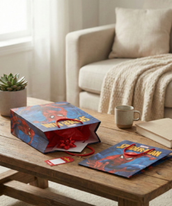 saco presente homem aranha Cromus