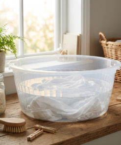 bacia 30 litros Transparente