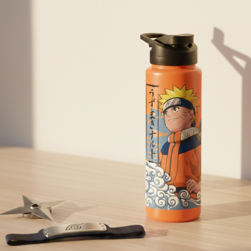 Garrafa Naruto 750ml Laranja Squeeze