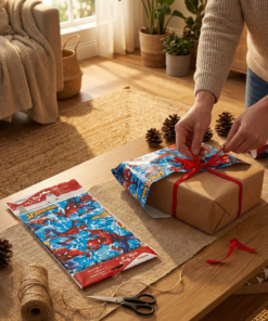 saco presente homem aranha Cromus