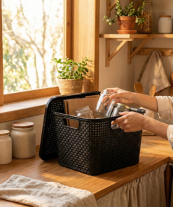 caixa organizadora rattan 15L