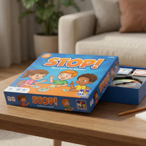 Jogo de Tabuleiro Stop Nig Brinquedos Clássico Adedonha